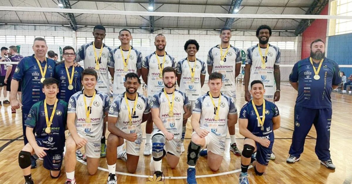 SMEL/Araucária/Aspma/Berneck é tri-campeão dos Jogos Abertos do Paraná