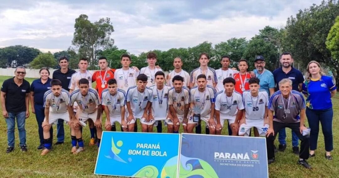 Time araucariense de futebol Sub21 é vice campeão do Paraná Bom de Bola