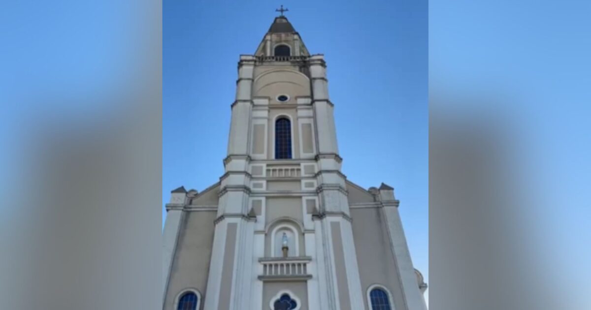 Visitamos a torre da Igreja da Matriz