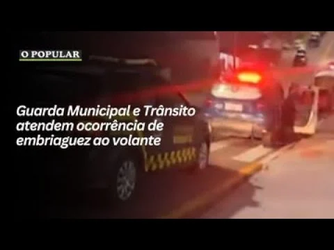Guarda Municipal e Trânsito atendem ocorrência de embriaguez ao volante