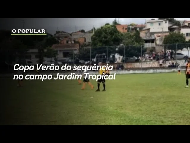 Copa Verão da sequência no campo Jardim Tropical