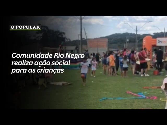 Comunidade Rio Negro realiza ação social para as crianças