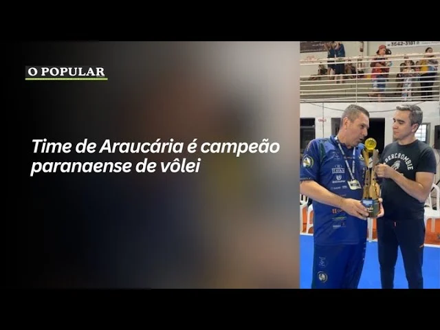 Time do Araucária é campeão paranaense de vôlei!!! Veja mais detalhes nesta live!