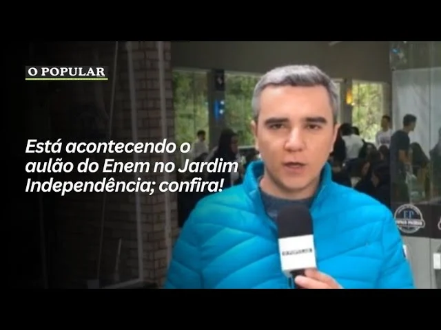 Está acontecendo o aulão do Enem no Jardim Independência; confira!