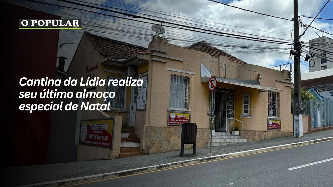 Cantina da Lídia realiza seu último almoço especial de Natal