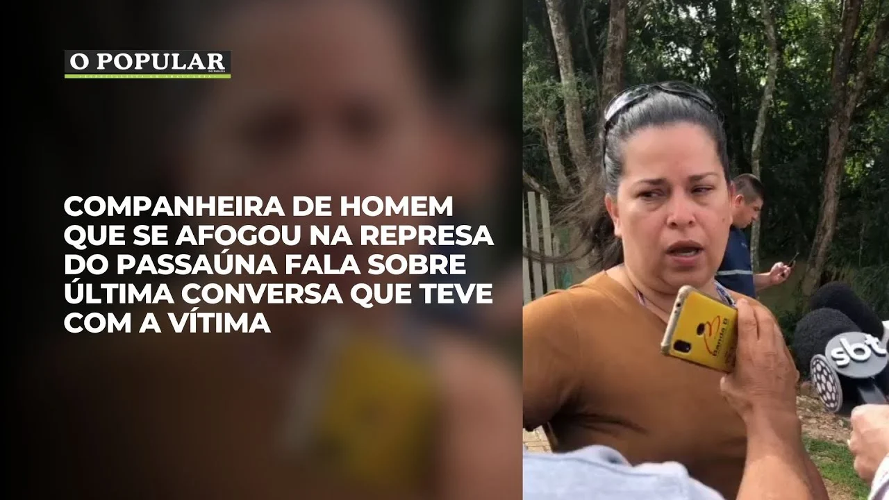 Companheira de homem que se afogou na Represa do Passaúna fala sobre última conversa que teve com a