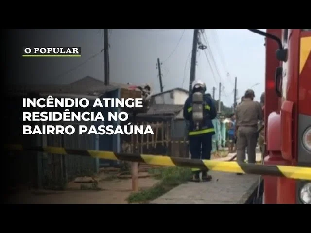 Incêndio atinge residência no bairro Passaúna