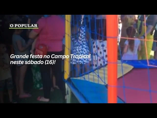 Grande festa no Campo Tropical neste sábado (16)!