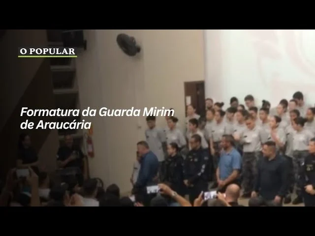 Formatura da Guarda Mirim de Araucária