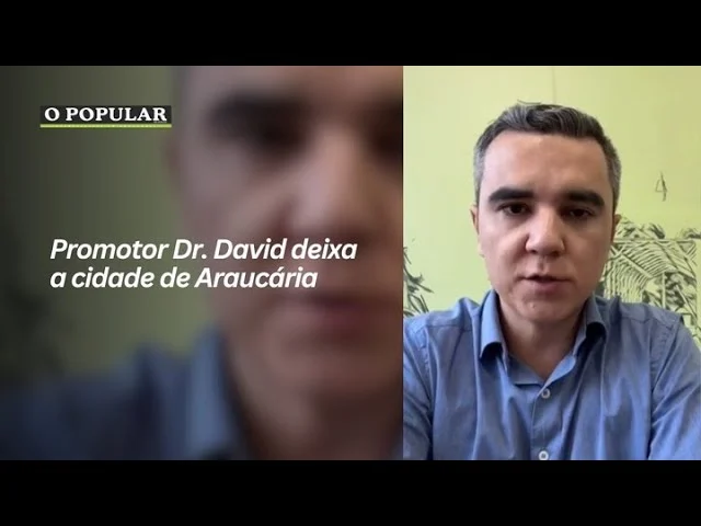 Promotor Dr. David deixa a cidade de Araucária