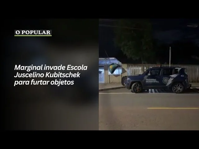 Marginal invade Escola Juscelino Kubitschek para furtar objetos