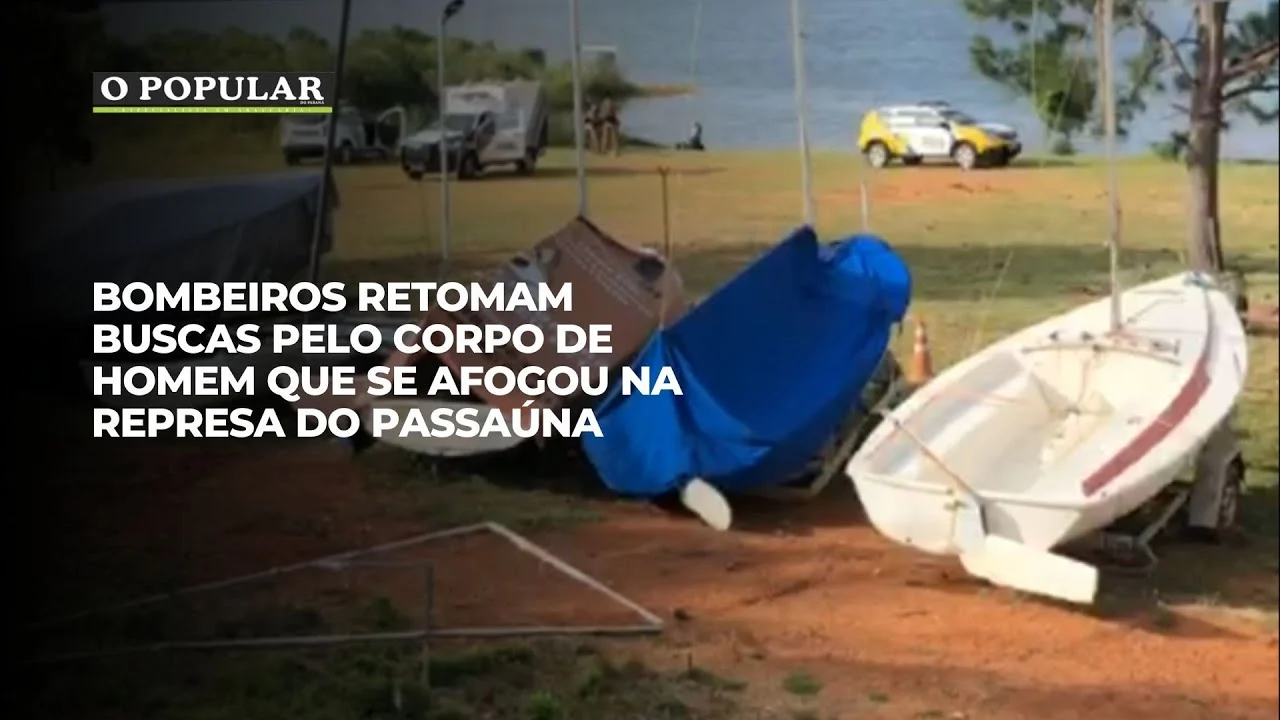 Bombeiros retomam buscas pelo corpo de homem que se afogou na Represa do Passaúna