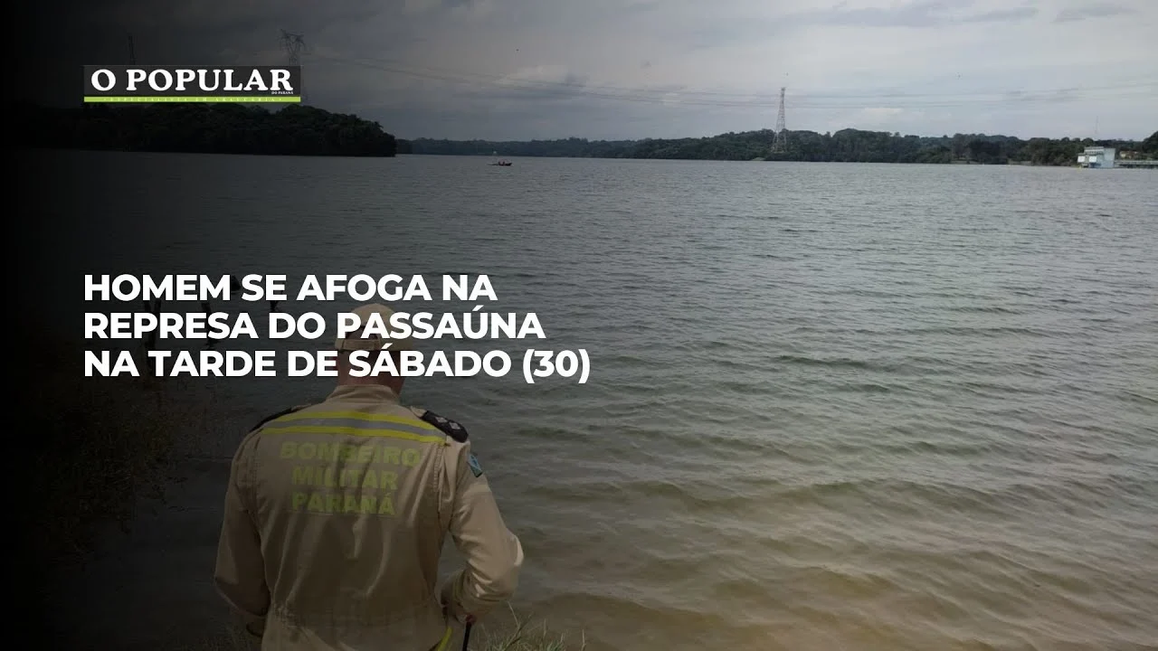 Homem se afoga na represa do Passaúna na tarde de sábado (30)