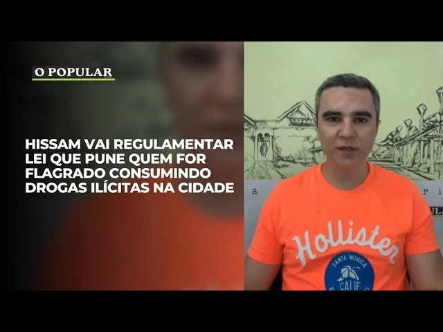 Hissam vai regulamentar lei que pune quem for flagrado consumindo drogas ilícitas na cidade