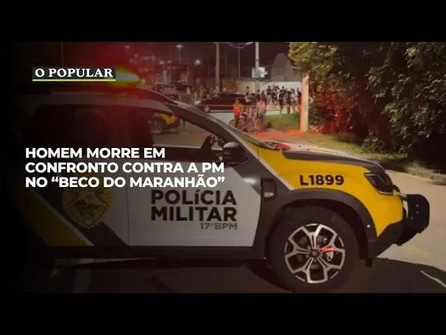 Homem morre em confronto contra a PM no “beco do Maranhão”