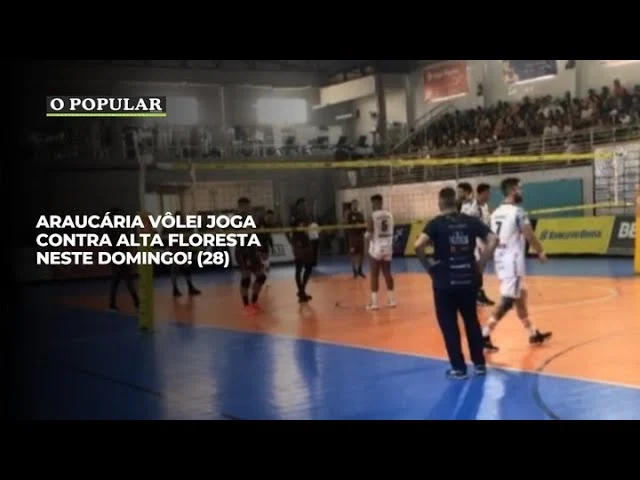 Araucária Vôlei joga contra Alta Floresta neste domingo! (28)