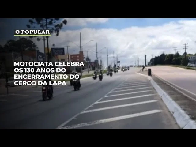 Motociata celebra os 130 anos do encerramento do Cerco da Lapa