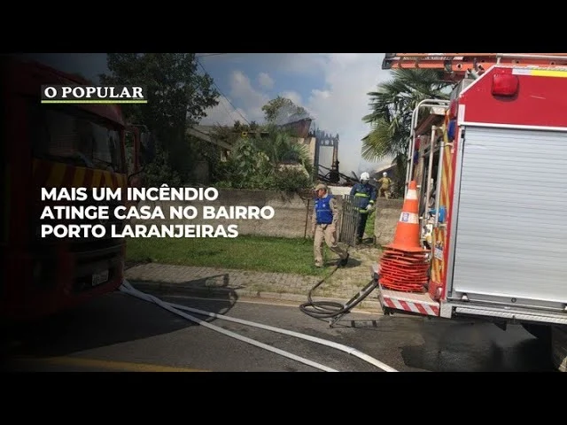 Mais um incêndio atinge casa no bairro Porto Laranjeiras