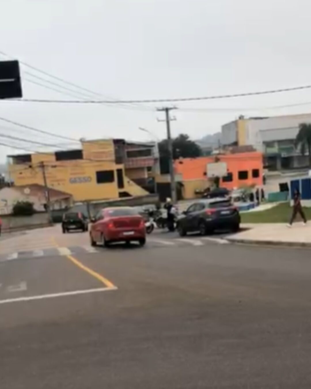 Condições do trânsito no bairro Capela Velha