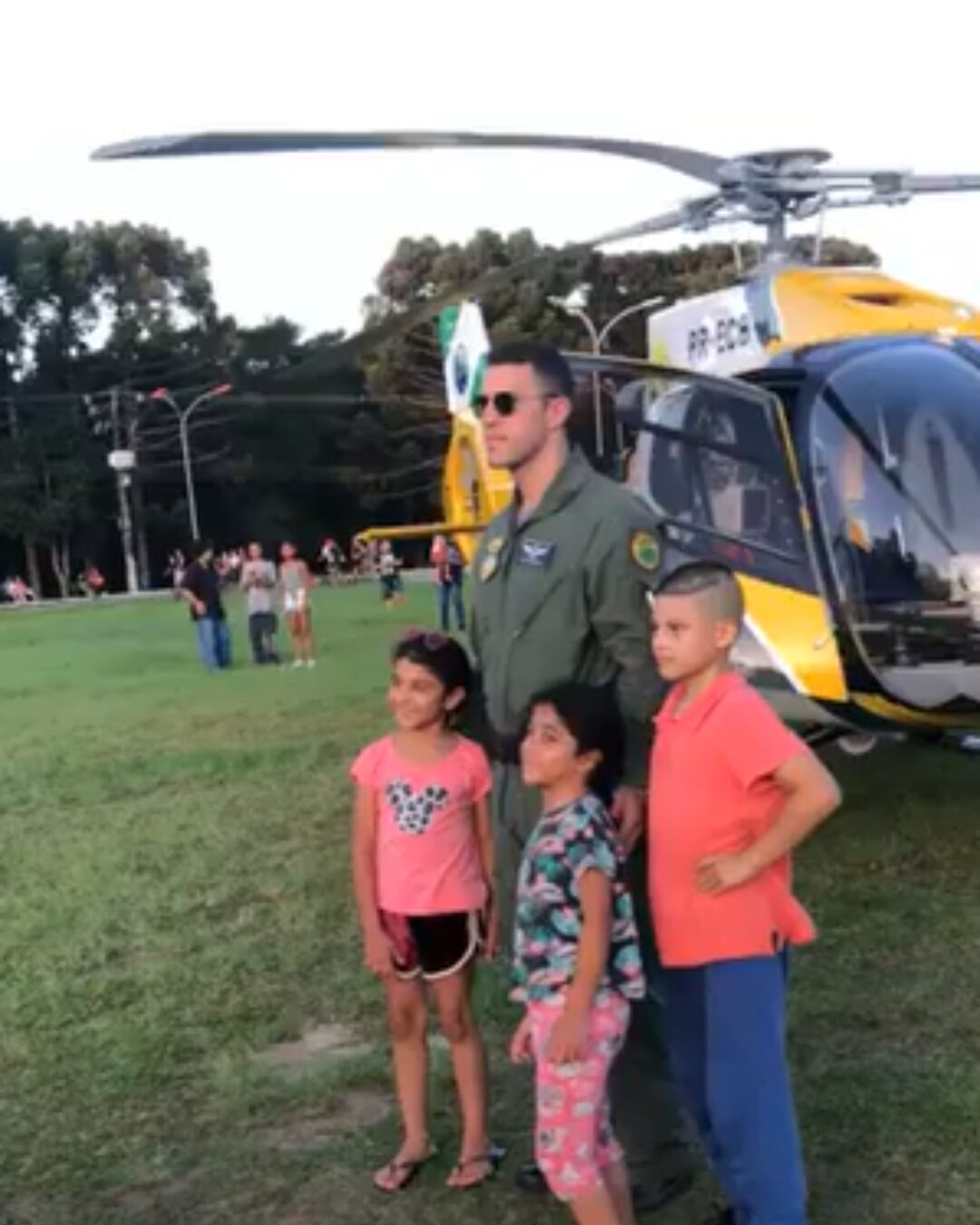 Homem que sofreu AVC é transportado de helicóptero para o Hospital do Rocio