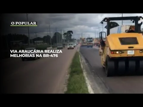 Via Araucária realiza melhorias na BR-476