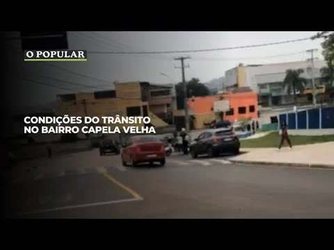 Condições do trânsito no bairro Capela Velha