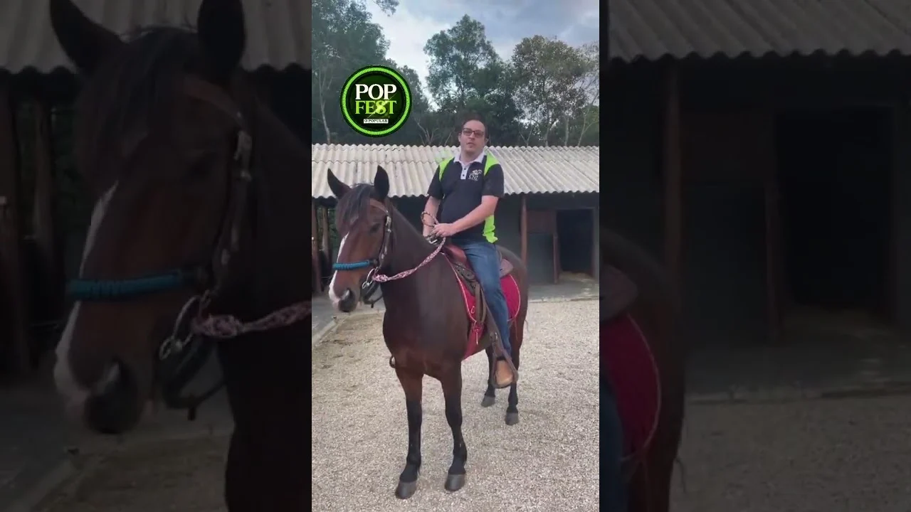 Venha se encantar com o desfile dos cavalos adestrados do Centro Hípico Lusitano na #PopFest!