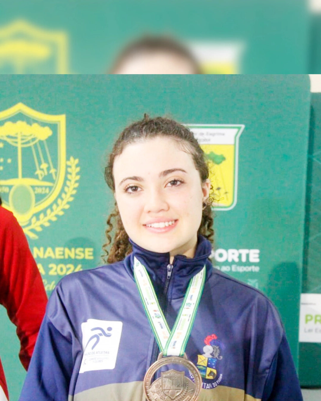 Imagem de destaque - Gabriela Moraes conquista o bronze na etapa final do Paranaense de Esgrima