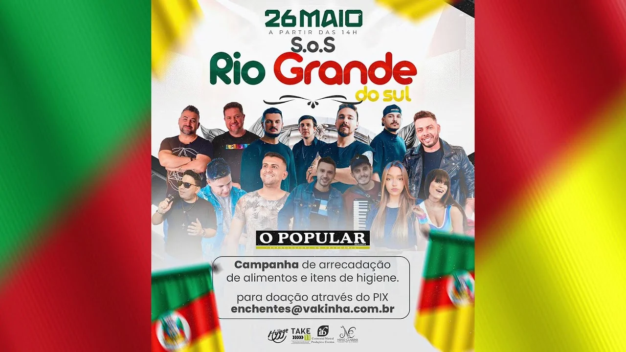LIVE SOS Rio Grande do Sul - Jornal O Popular do Paraná