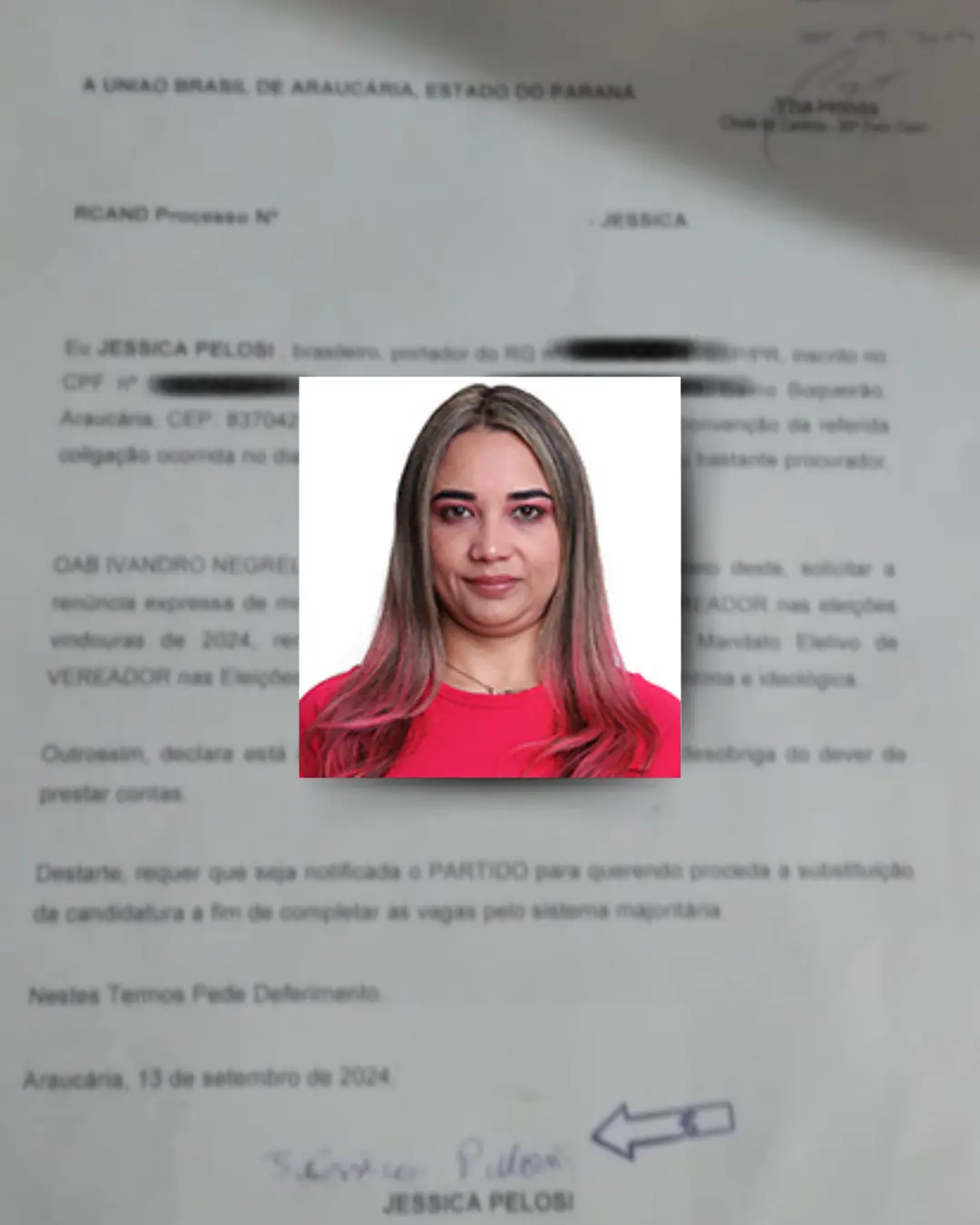 Candidata a vereadora renuncia após não receber estrutura do União Brasil