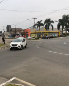 Confira o trânsito na rotatória do CSU em Fazenda Velha nesta quinta-feira (29)