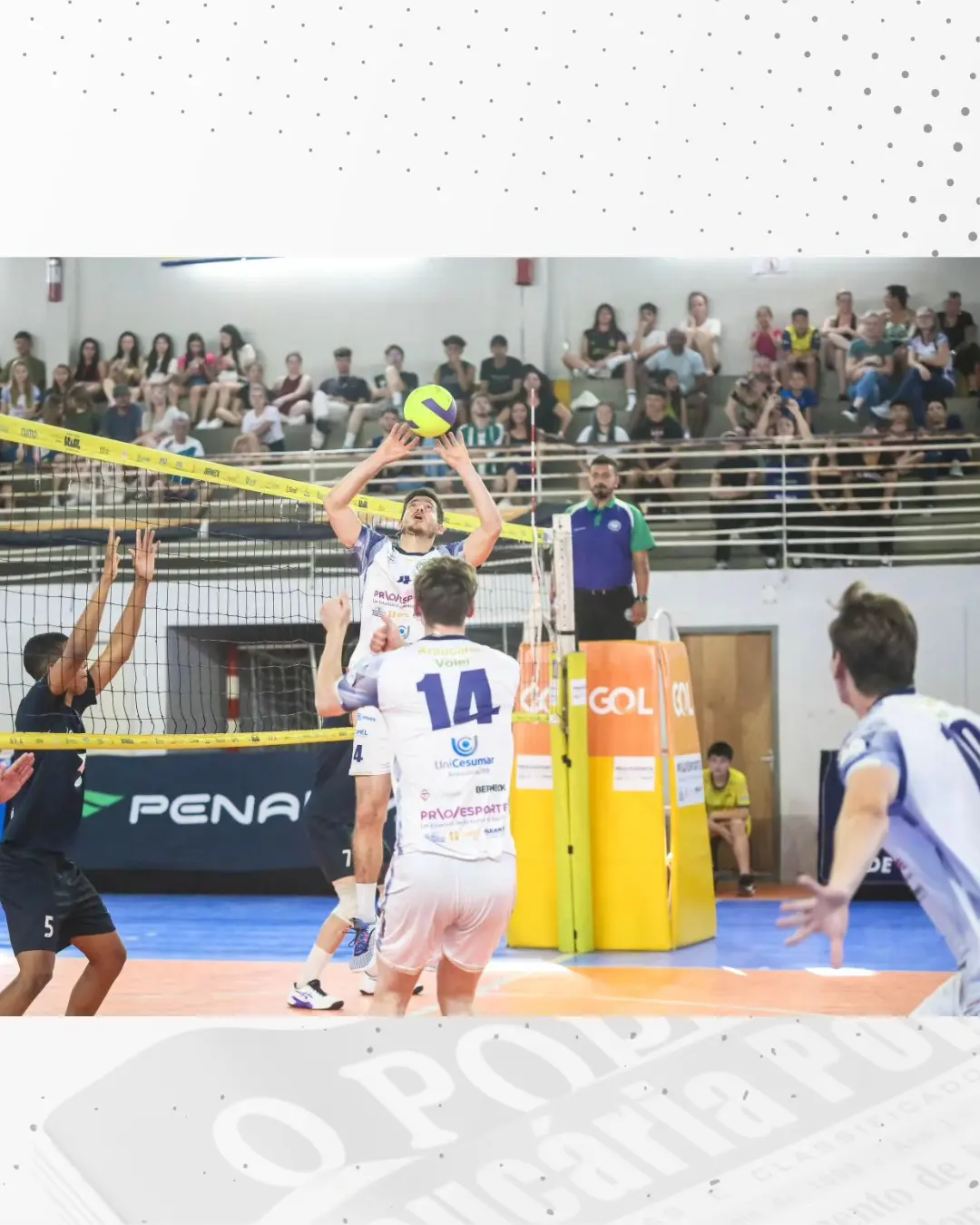 Araucária Vôlei/Smel segue invicto no Campeonato Paranaense Adulto