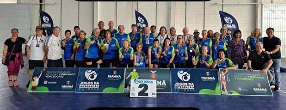 Atletas 60+ de Araucária conquistam bons resultados nos Jogos da Integração do Idoso