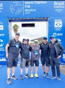 Araucariense atuou como Oficial Técnico na Copa do Mundo de Triathlon