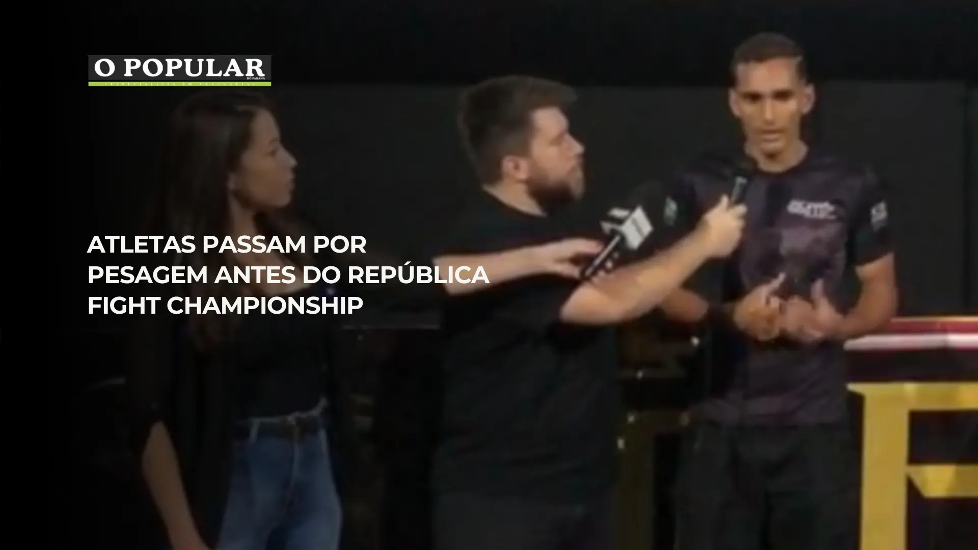 Atletas passam por pesagem antes do República Fight Championship