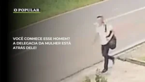 Você conhece esse homem? A delegacia da mulher está atrás dele!