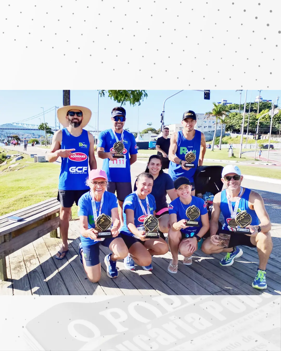 Equipe Rodrigues se saiu bem no Circuito Angeloni Floripa e na Meia de Joinville