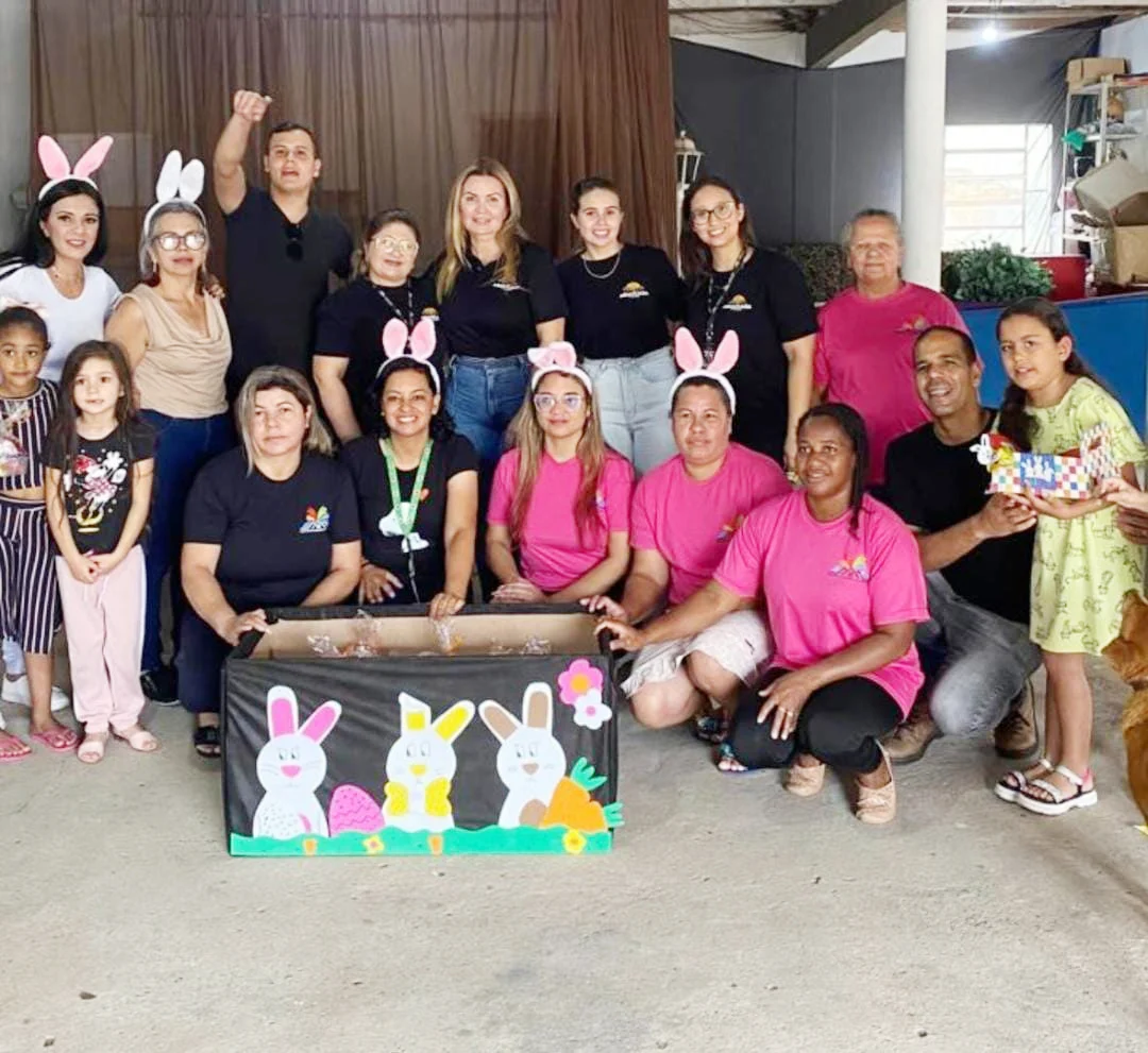Festas nas comunidades levaram alegria para milhares de crianças nessa Páscoa