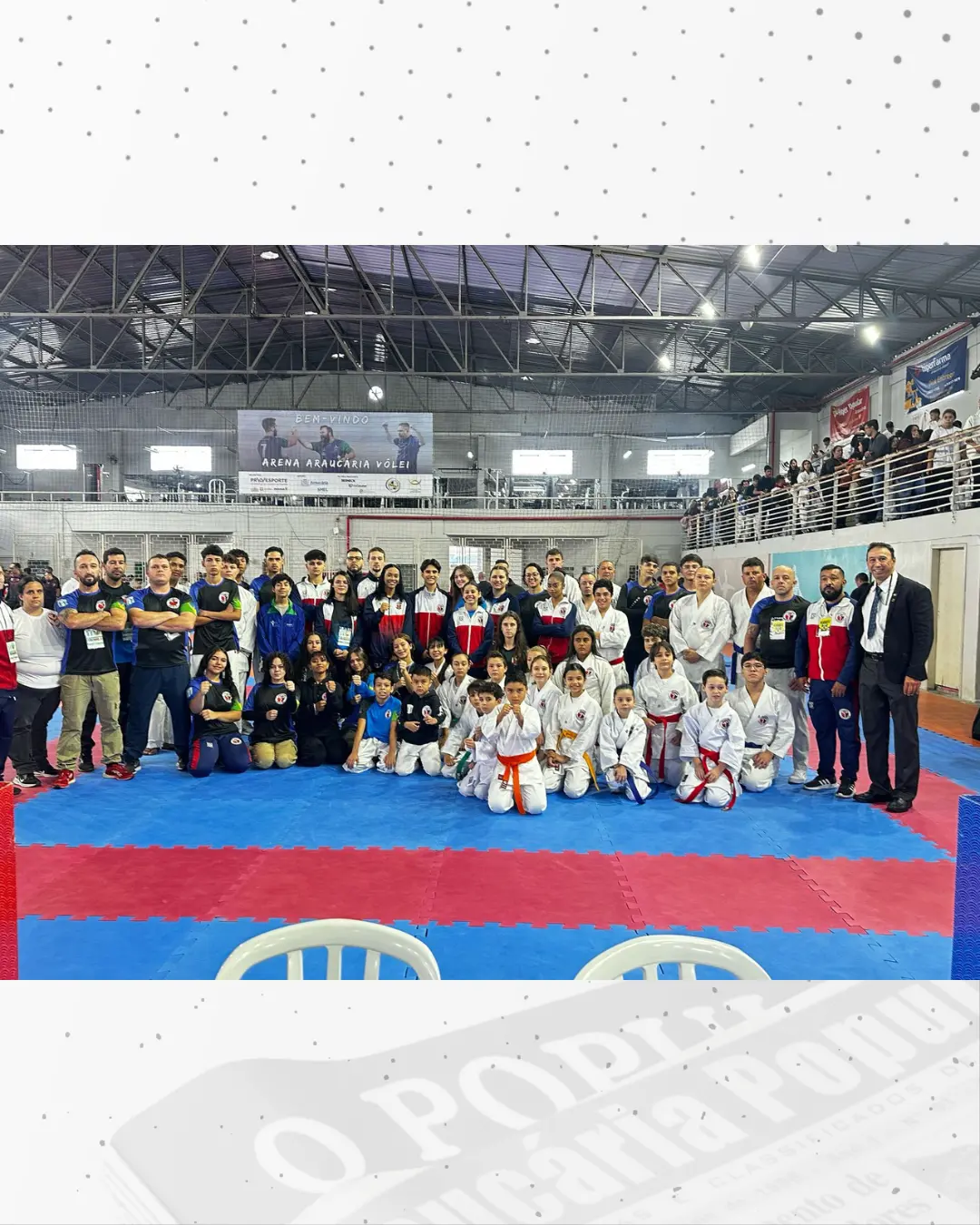 Caratecas de Araucária deram show na 2ª fase do Circuito Paranaense de Karatê