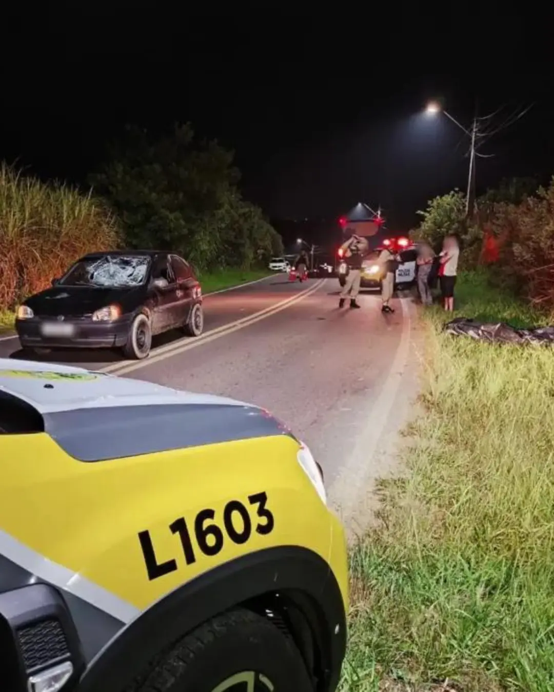 Homem de 35 anos morre após ser atropelado na área rural de Palmital