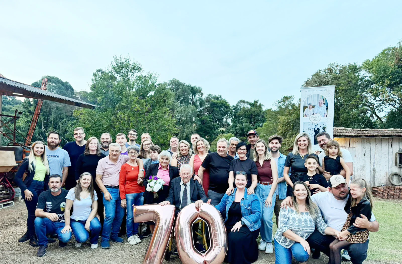 Casal de Araucária completa 70 anos de uma união repleta de amor e superação