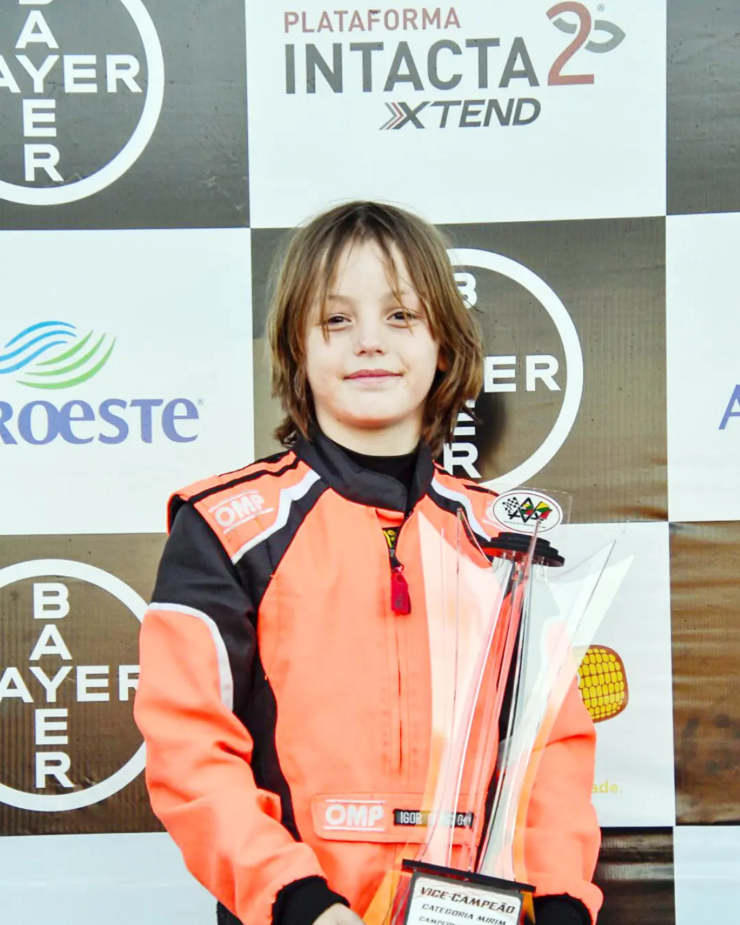 Igor Ohpis supera problemas técnicos e é vice-campeão gaúcho de kart