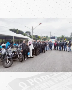 Motoclube Cavaleiro Sombrio abre a sede para um evento de confraternização