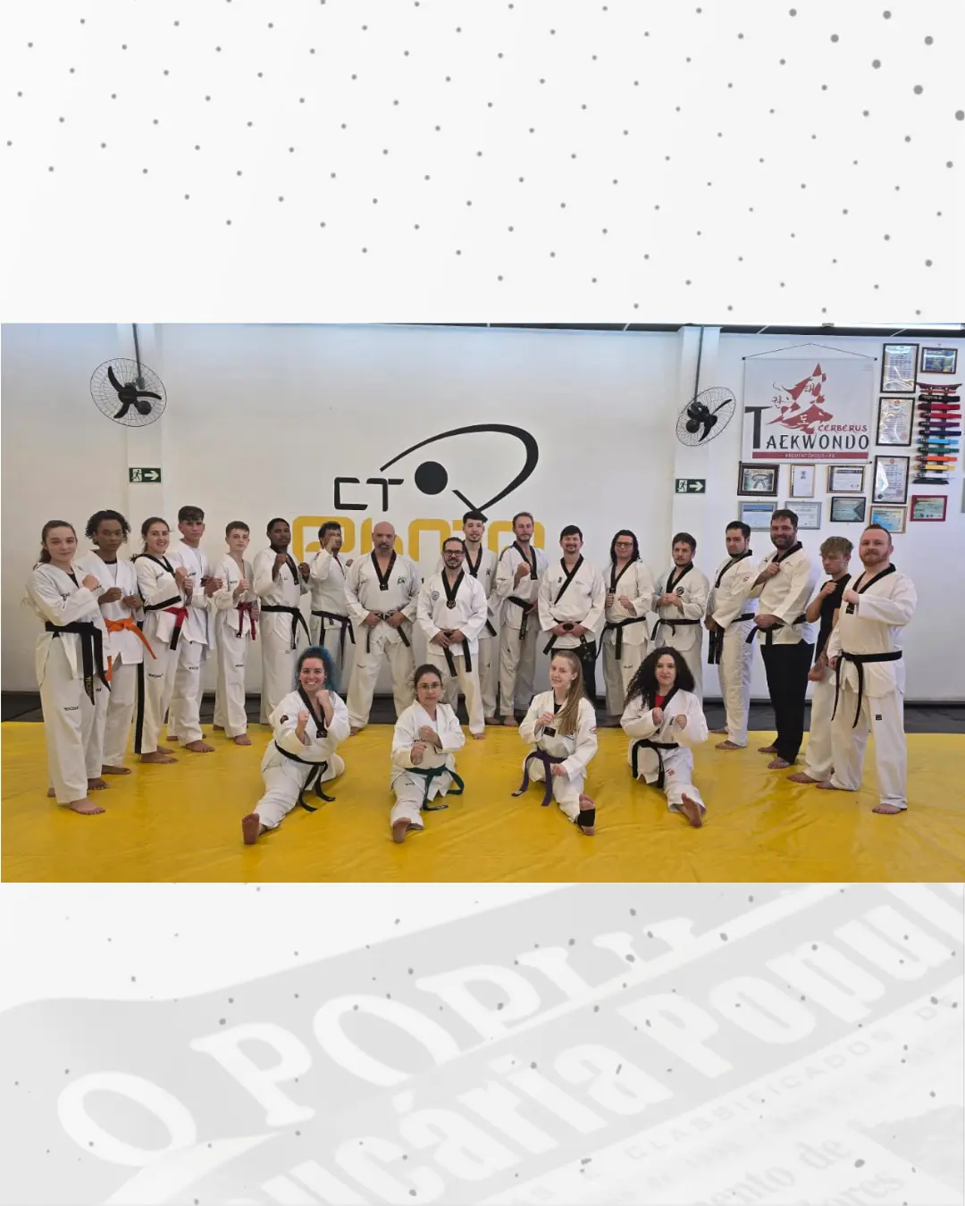 Taekwondo de Araucária participa de curso de capacitação em Prudentópolis