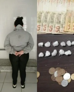 Mulher é presa por tráfico de drogas no Capela Velha