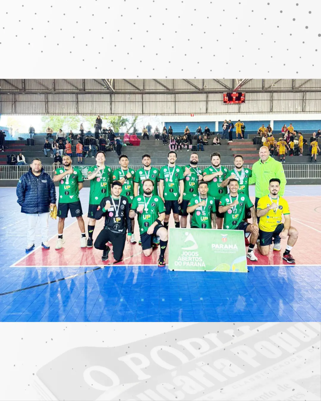 Handebol masculino da A.A.H. se classifica para a macrorregional dos Jogos Abertos do Paraná