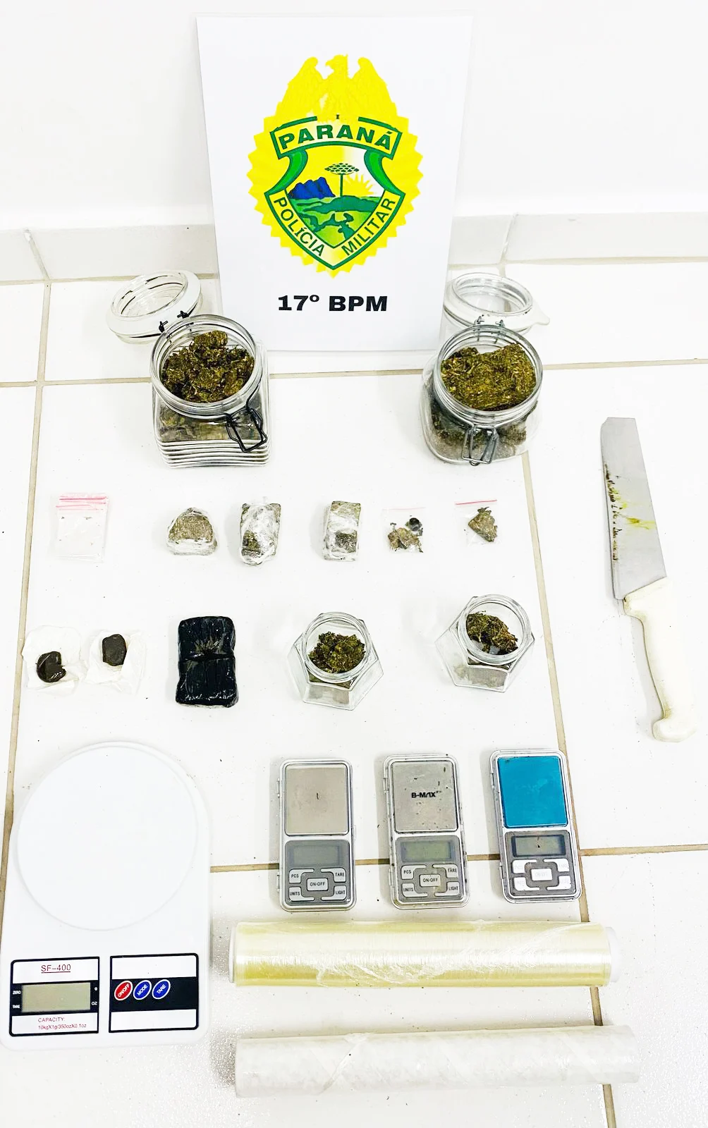 Supletiva Bravo apreendeu quase 400 kg de maconha e prendeu 80 suspeitos