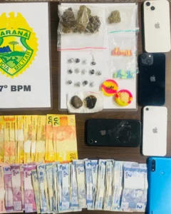 Quarteto é preso pela PM por tráfico de drogas no Campina da Barra