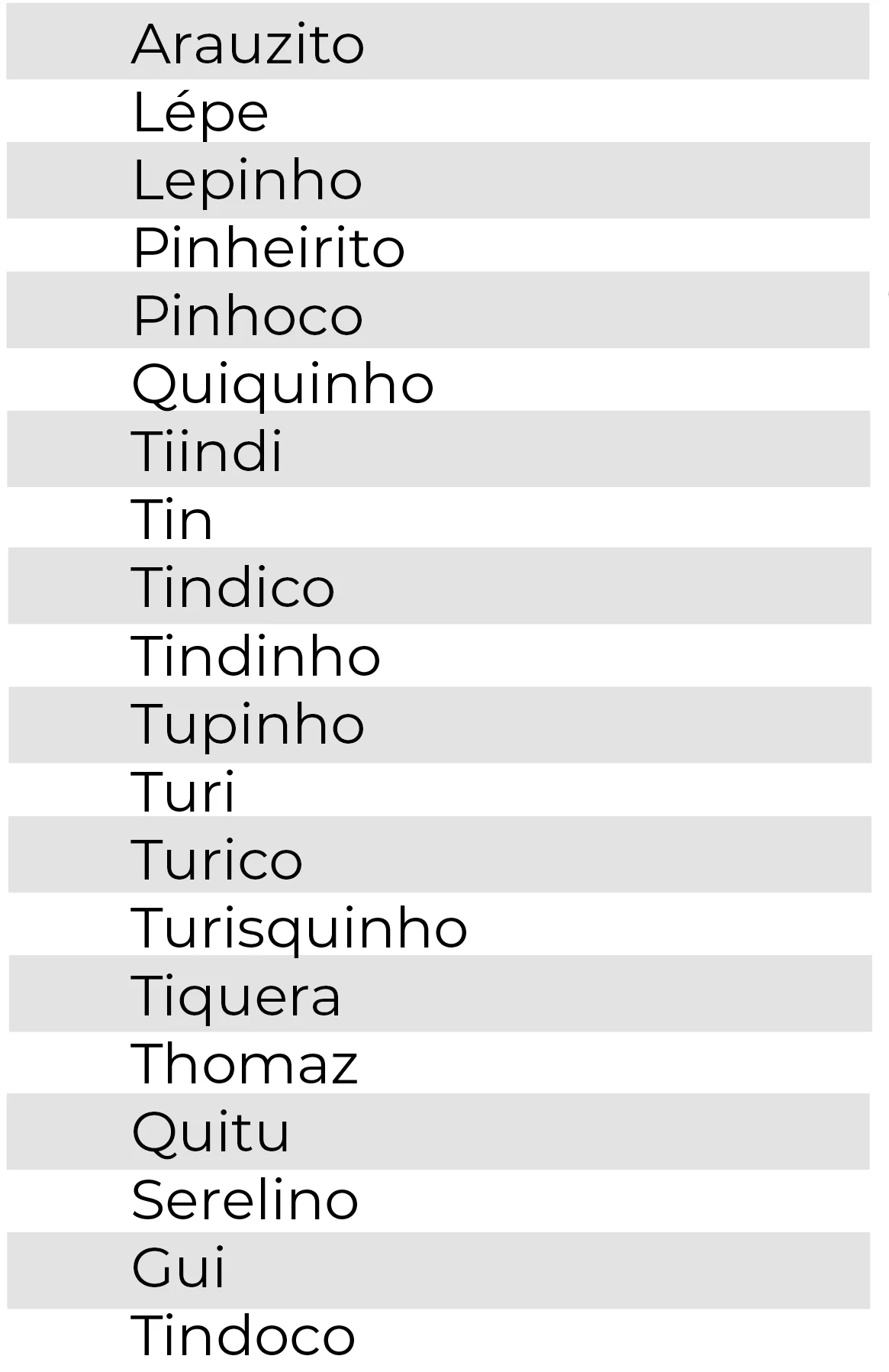 Mascote do Turismo: inicia votação para escolha dos 3 nomes finalistas