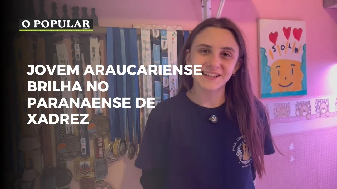 INSPIRAÇÃO: UMA JOVEM ARAUCARIENSE BRILHA NO PARANAENSE DE XADREZ - Jornal O Popular do Paraná